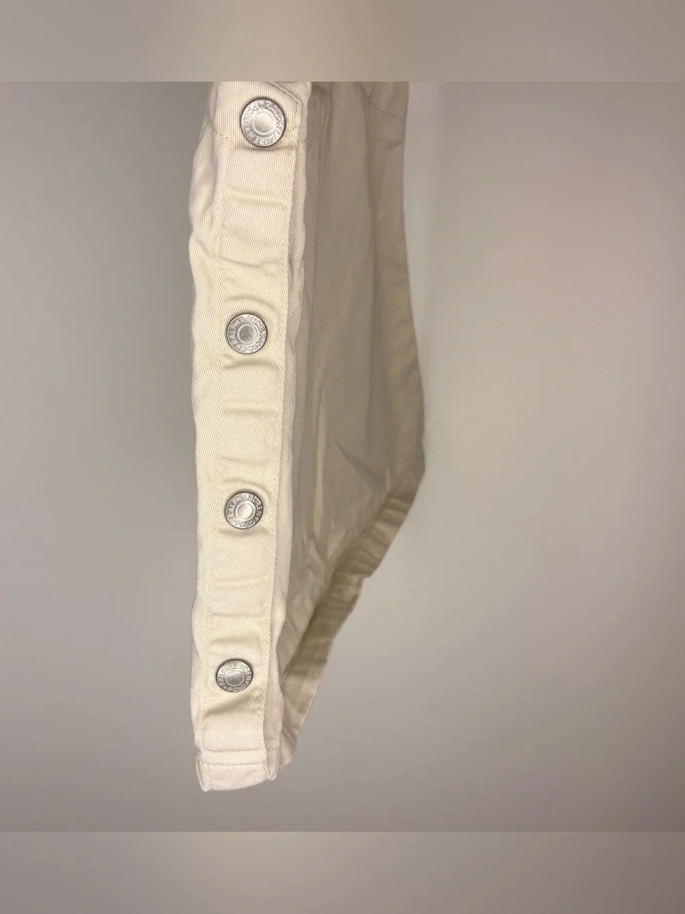 Ralph Lauren Vintage Cream Dress, Embroidered Bear, Buttons On Side Size 6-12M